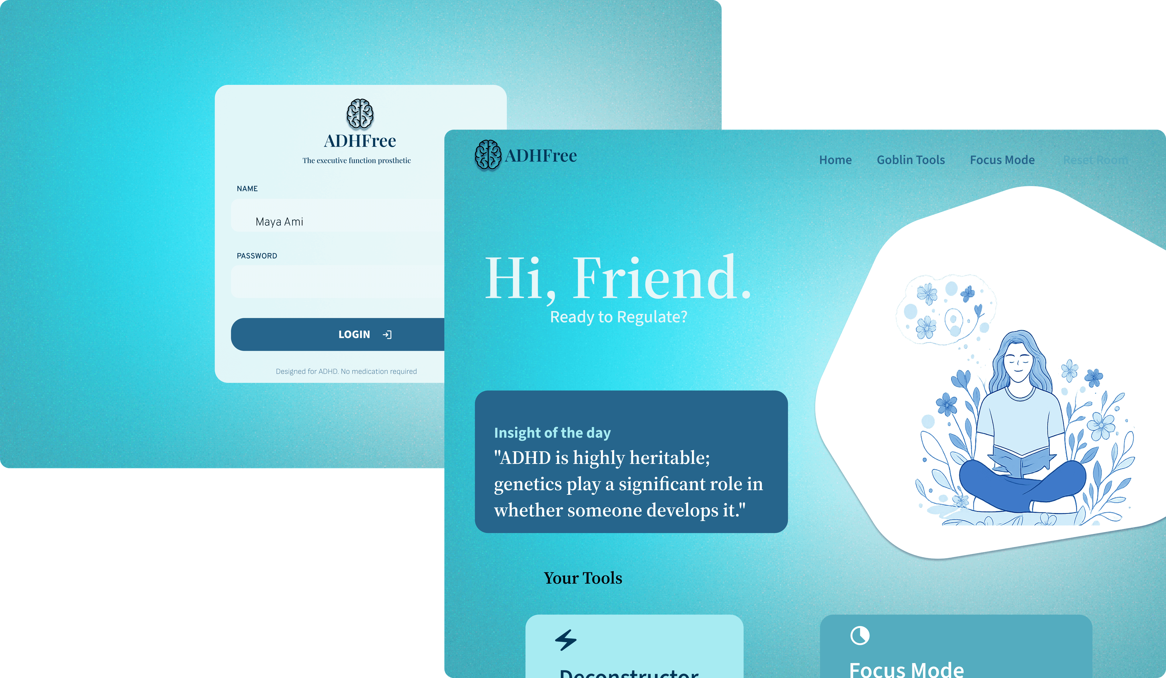 ADHFree — ADHD Wellness app
